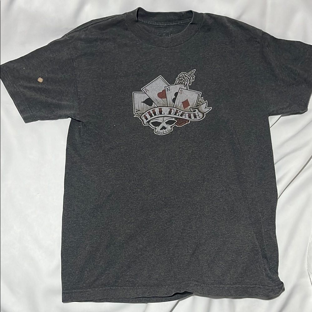 Men's Gray Graphic T-Shirt